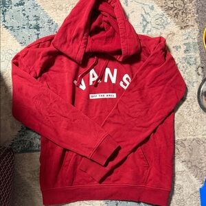 Vans Men's Bold Red Hoodie
